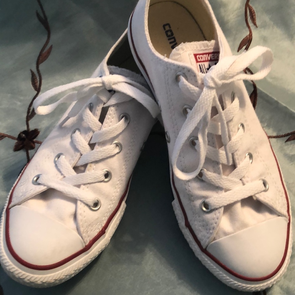 White Converse All Star Shoes